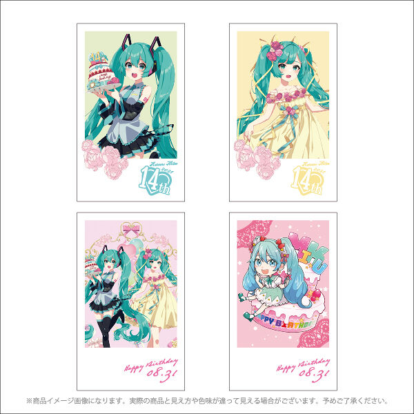 ☆発売中☆ 【初音ミクBP2021】チェキ風カードセット＜MIKU Birthday
