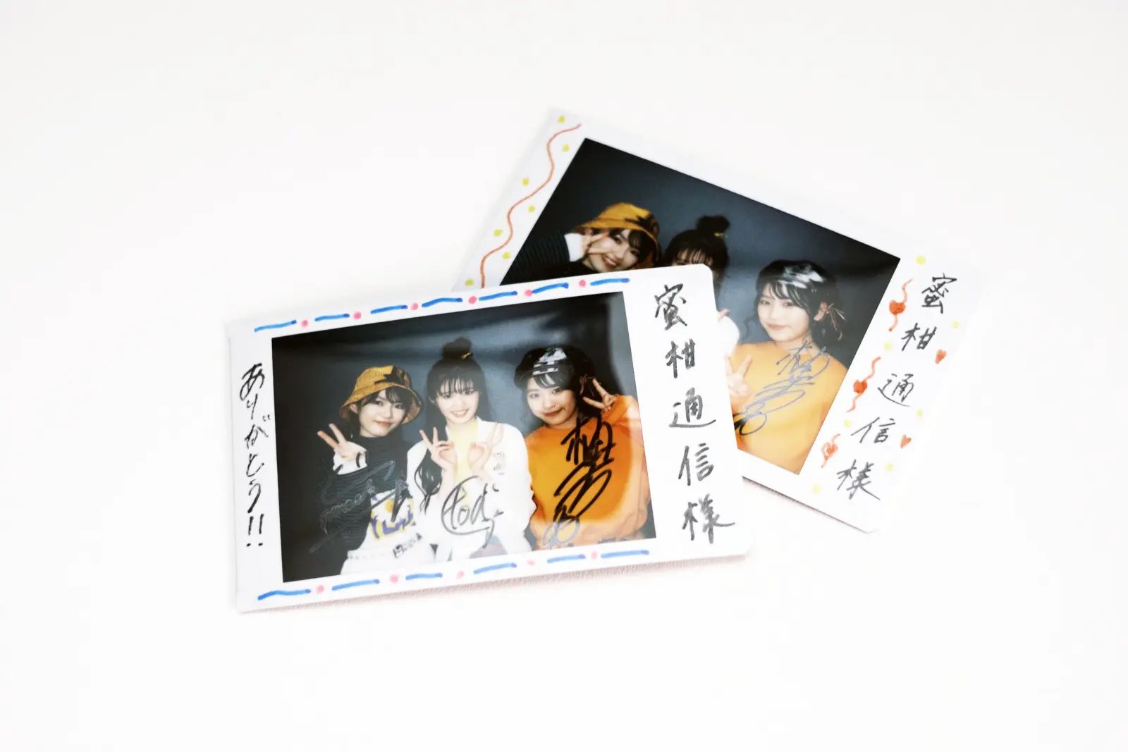 鶴屋美咲 原田都愛 小田柚葉 サイン入りチェキ