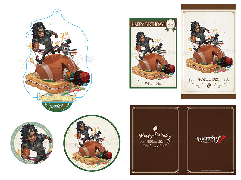 第五人格 オフェンス アクリルスタンド 缶バッジ 誕生日 第五人格