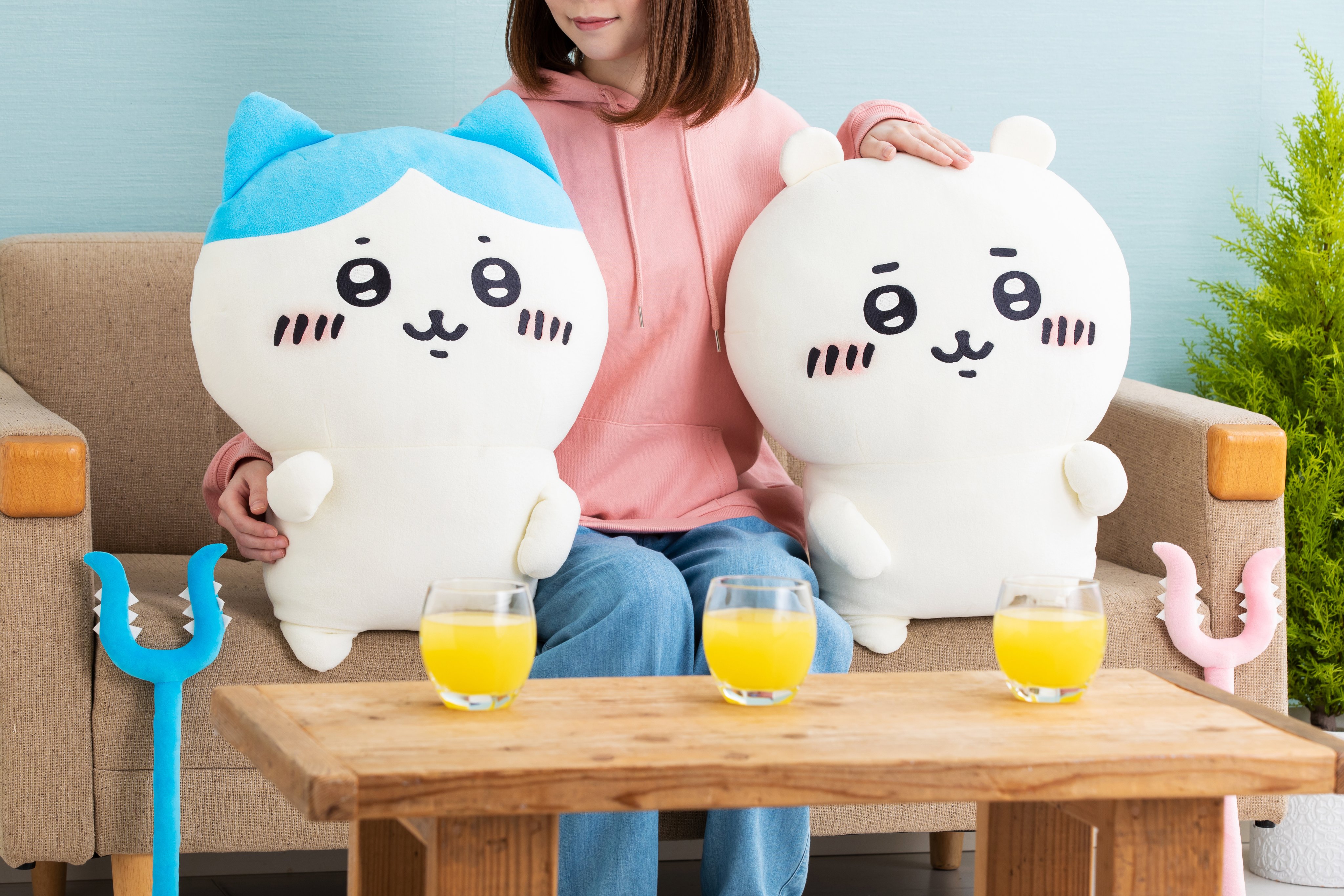 希少】討伐棒をもった特大ぬいぐるみ ハチワレ ちいかわマーケット公式