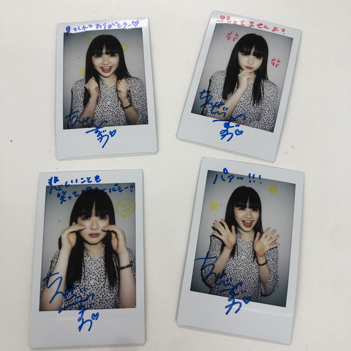 鎮西寿々歌 ラッフル A賞 生誕 直筆サイン入りチェキ FRUITS ZIPPER