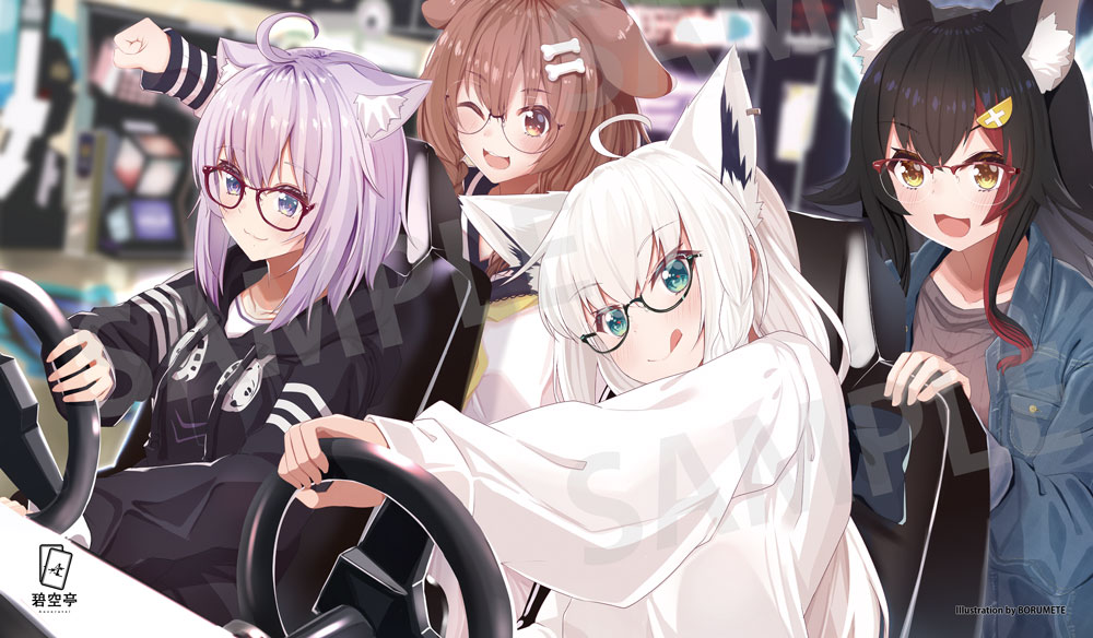 碧空亭 プレイマット ホロライブゲーマーズ 碧空亭 ホロライブ