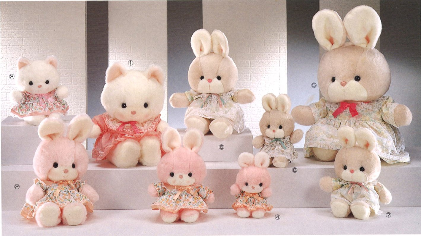 吉徳ぬいぐるみクリーミー兎うさぎ希少 吉徳 ぬいぐるみ クリーミー 兎