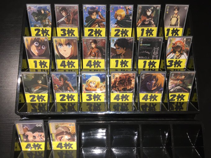 ヴァイスシュヴァルツ デッキ 進撃の巨人＋パーツ多数 ヴァイス