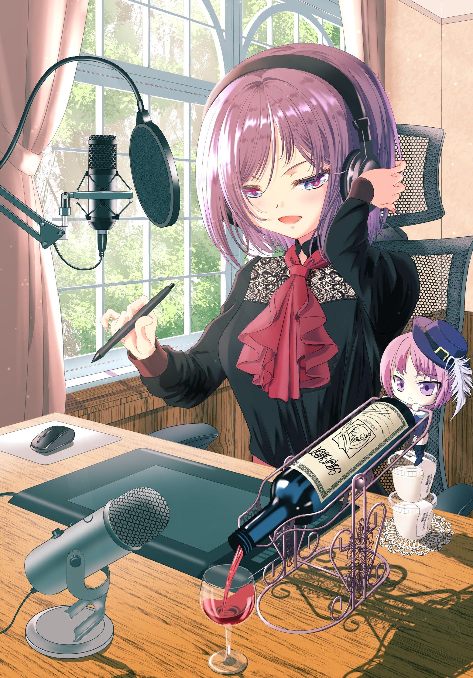 鵜飼沙樹】複製原画 絵師100人展 09 時代を着る【銀海渡ニシェ】 鵜飼