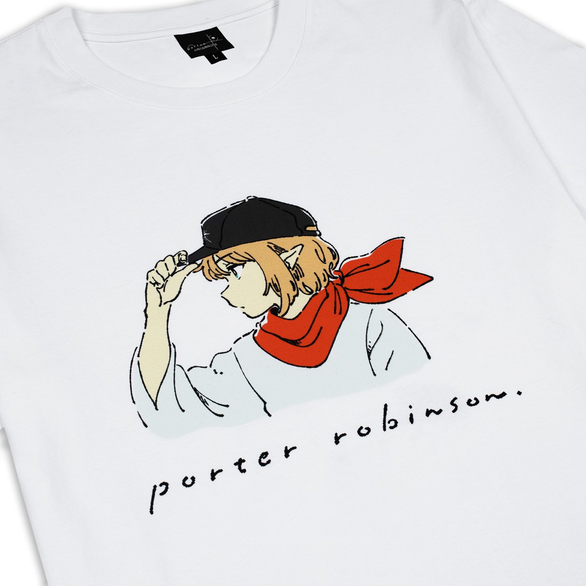 ポーター•ロビンソンさんの新グッズであるTシャツのイラストを描かせて