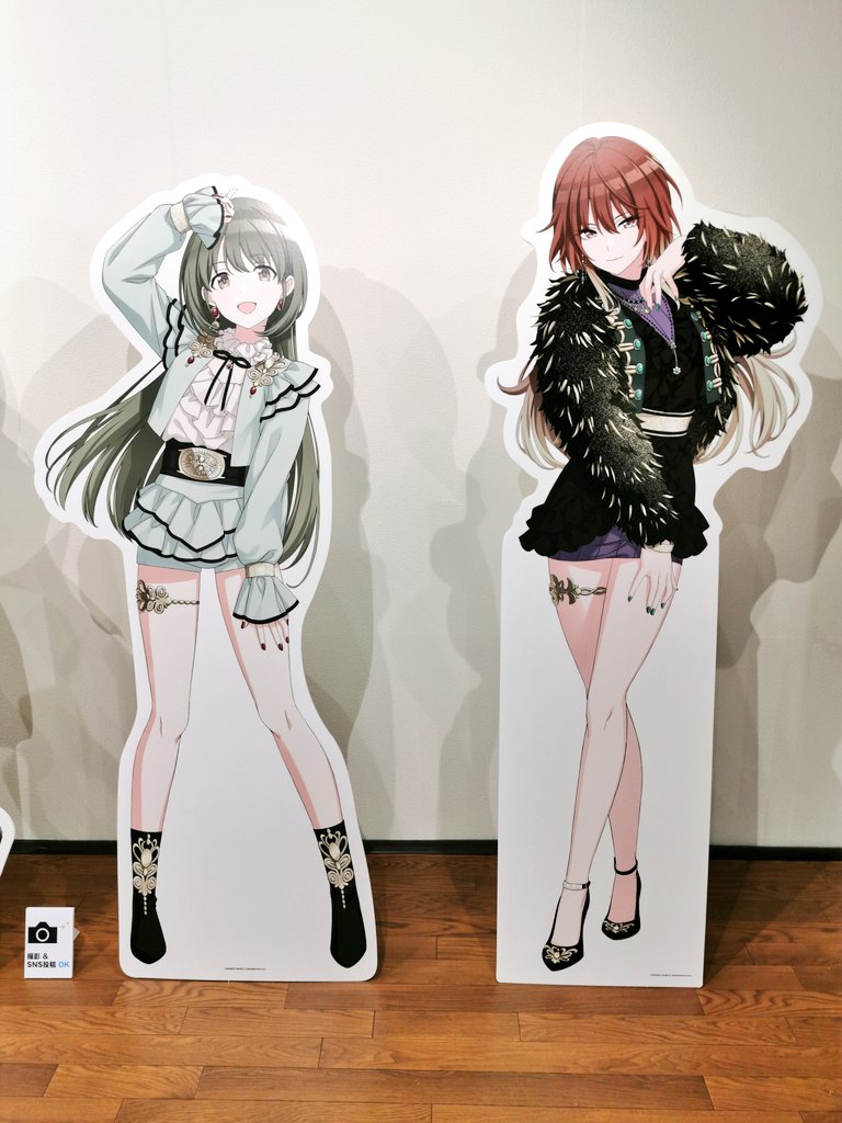 FAMくじ シャニマス S-4 七草にちか サイン入り等身大パネル FAMくじ