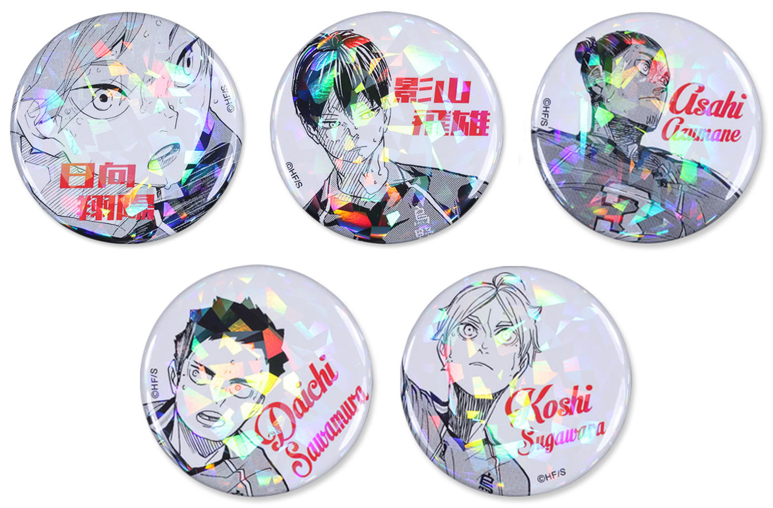 新品未開封】ハイキュー!! 完全受注生産オールスター缶バッジ12個セット
