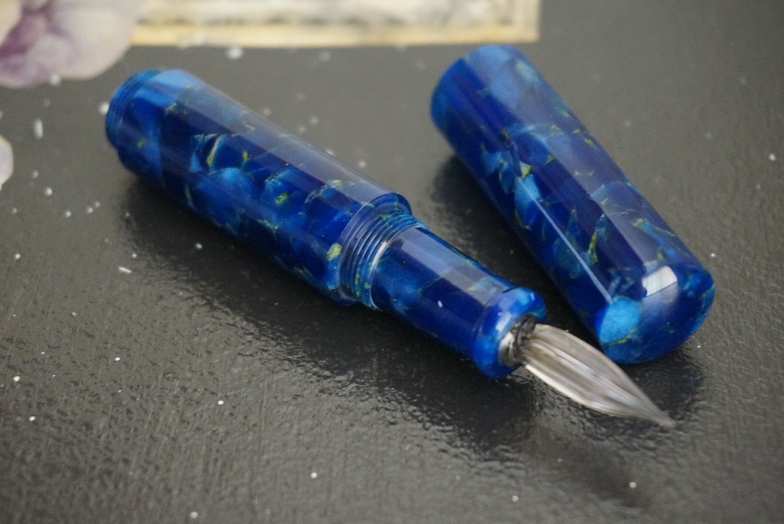 helico シュクルガラスペン ミルクガラス helico ミルク シュクル