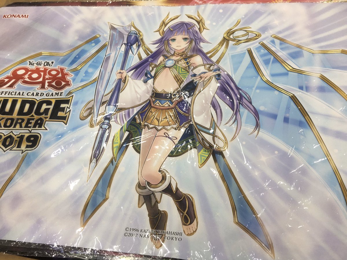 遊戯王 星杯の神子イヴ YOT アジア 公式プレイマット 遊戯王 プレイ