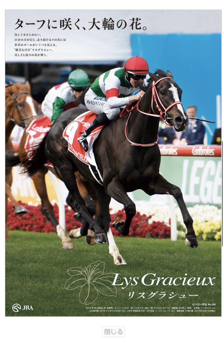 Yahoo!オークション - JRA ヒーロー列伝 B3 ポスター 4枚セット グラス