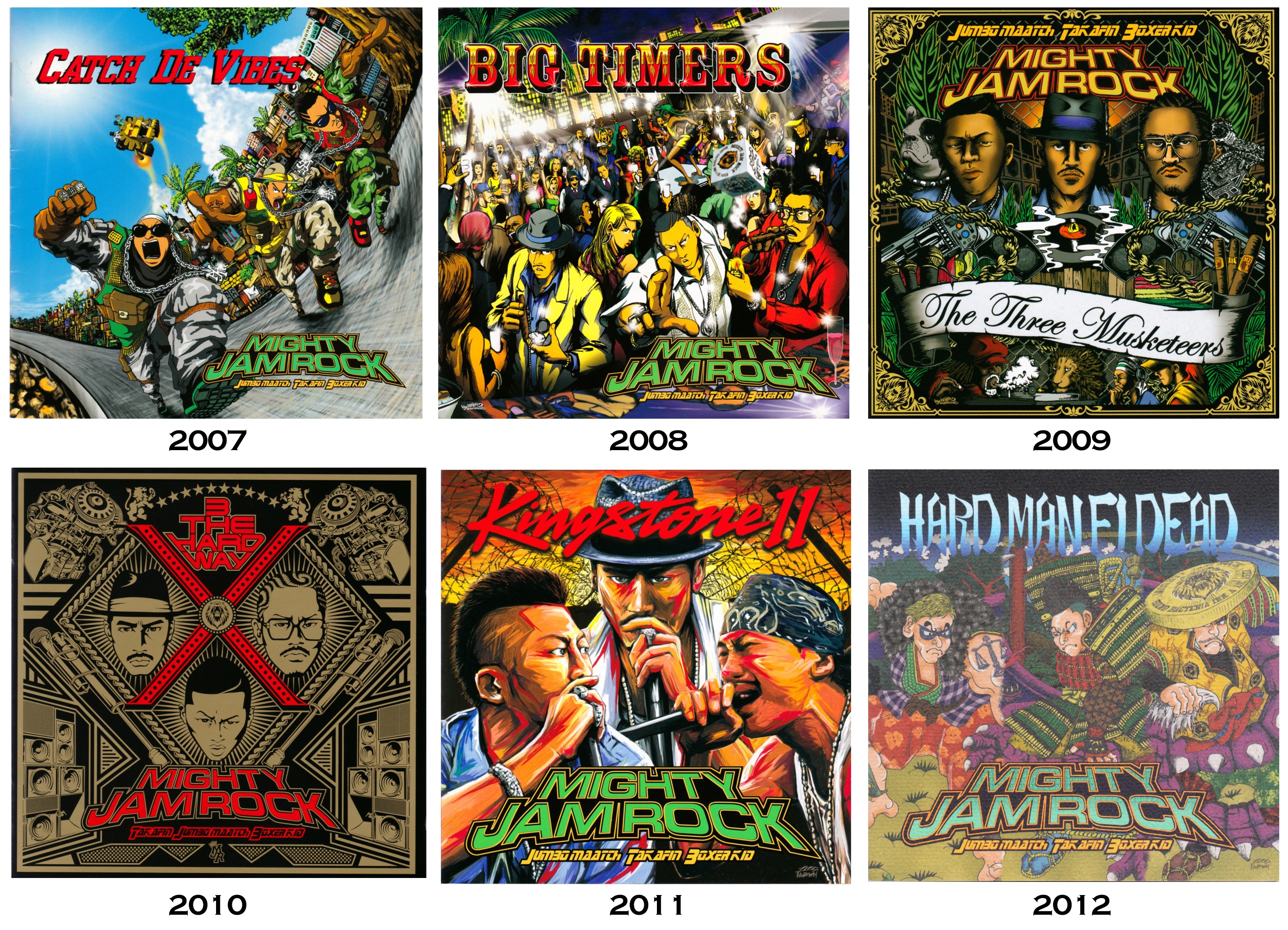 MIGHTY JAM ROCK マイジャのおっさん MURASAKI 原画 3 THE HARDWAY XX