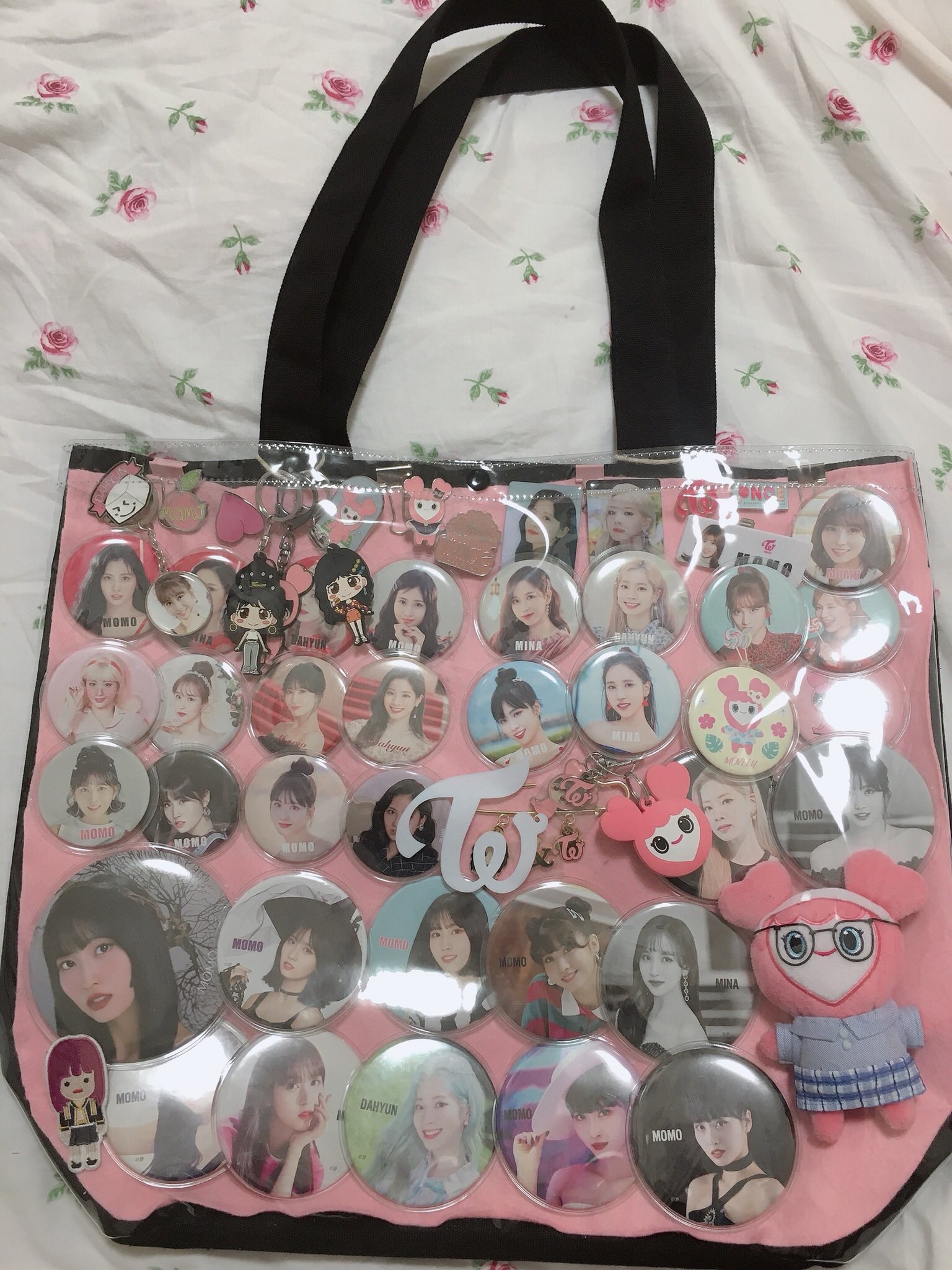 TWICE ジョンヨン 缶バッチ 缶バッジ セット 痛バ トートバッグ