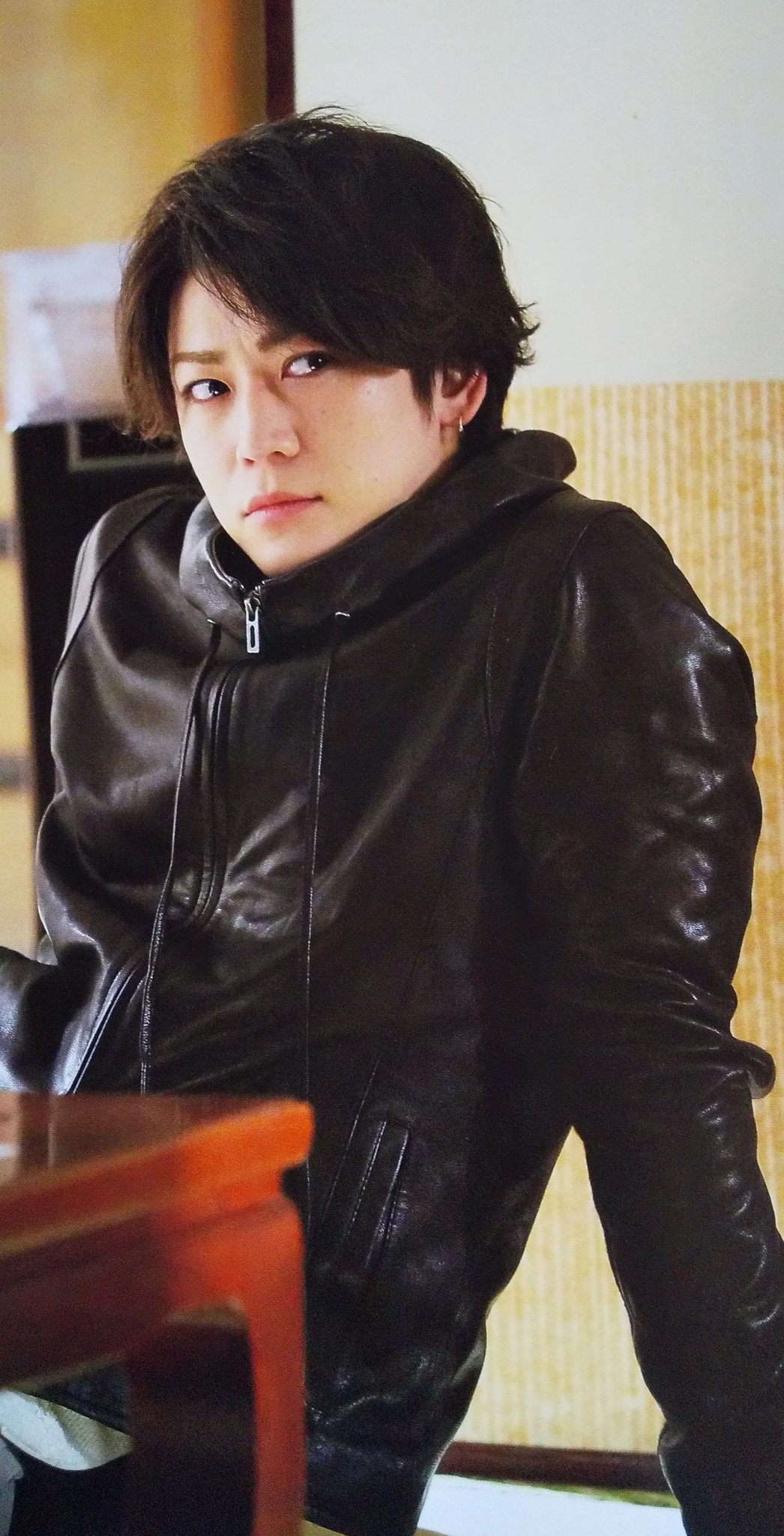 亀梨和也 DOMENICO+SAVIO レザージャケット 怪盗探偵 山猫 kameguʚʚ ɞ