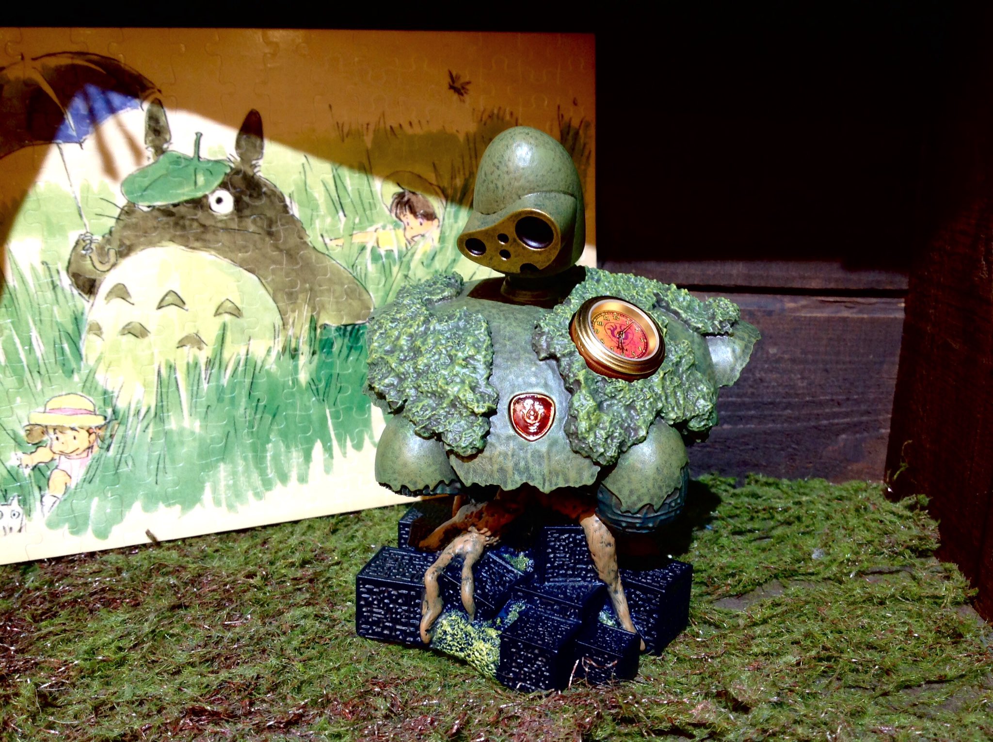 天空の城ラピュタ ロボット兵 巨神兵 飛行石 置時計 ジブリ