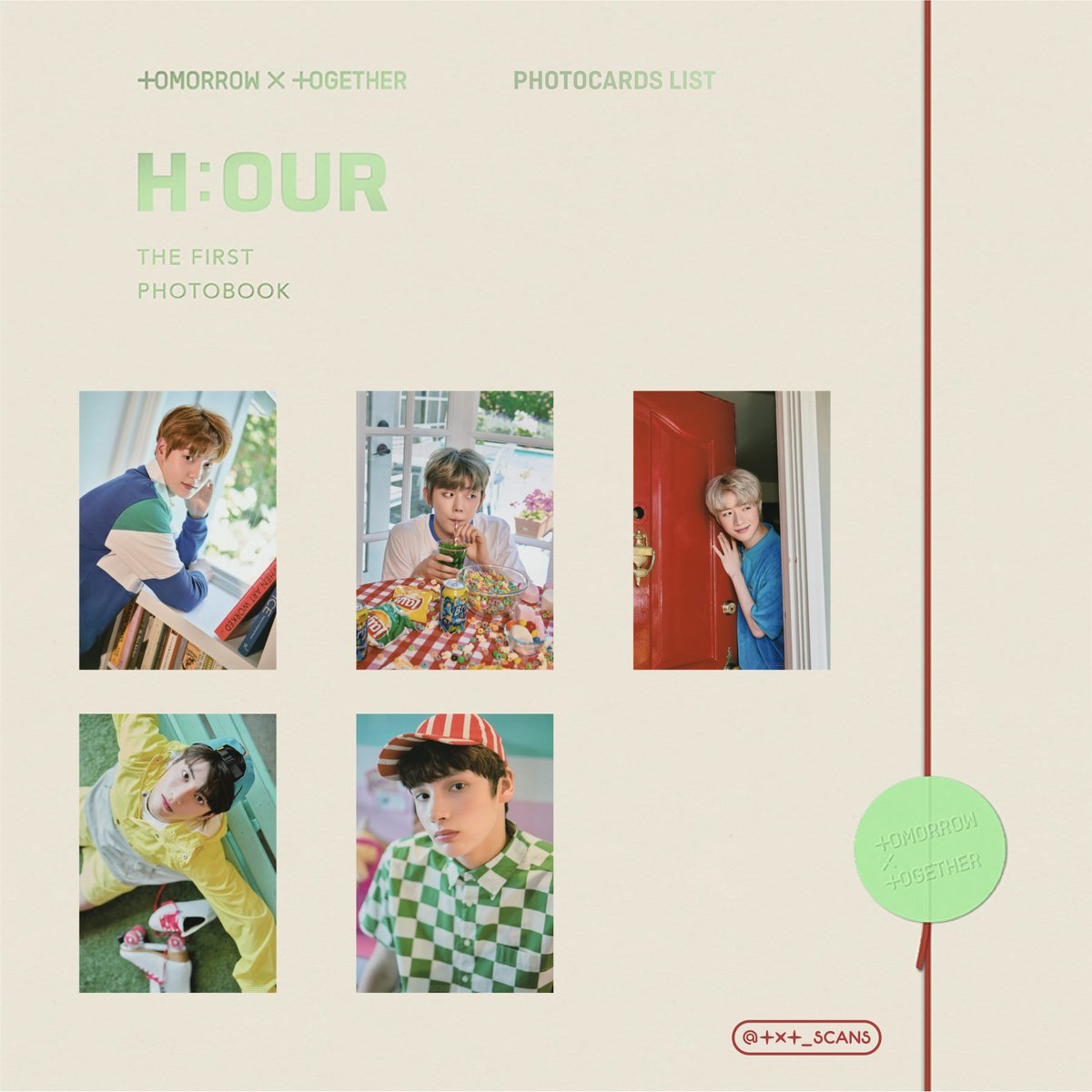 TXT フォトブック H:OUR 2セット DVD アコーディオン ヨンジュン