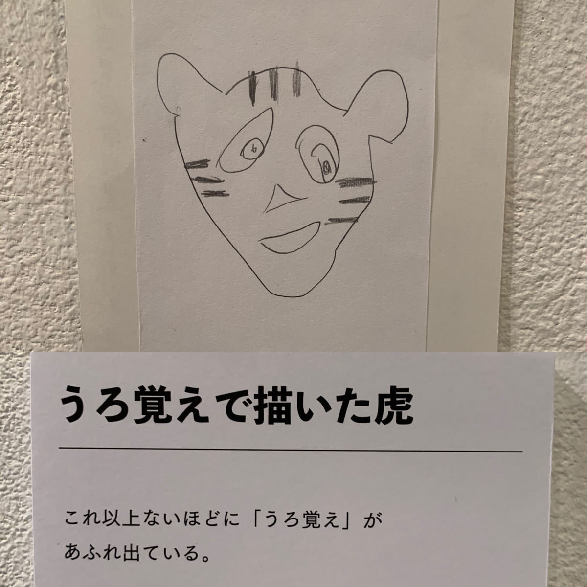 うろおぼえで描いたトラ 【公式通販】