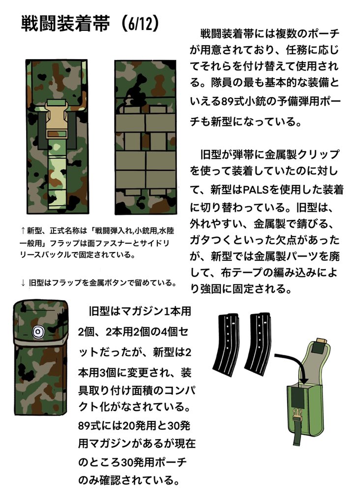 SEALS 陸自迷彩 水陸戦闘装着帯チェストリグ 陸上自衛隊. 新型チェスト