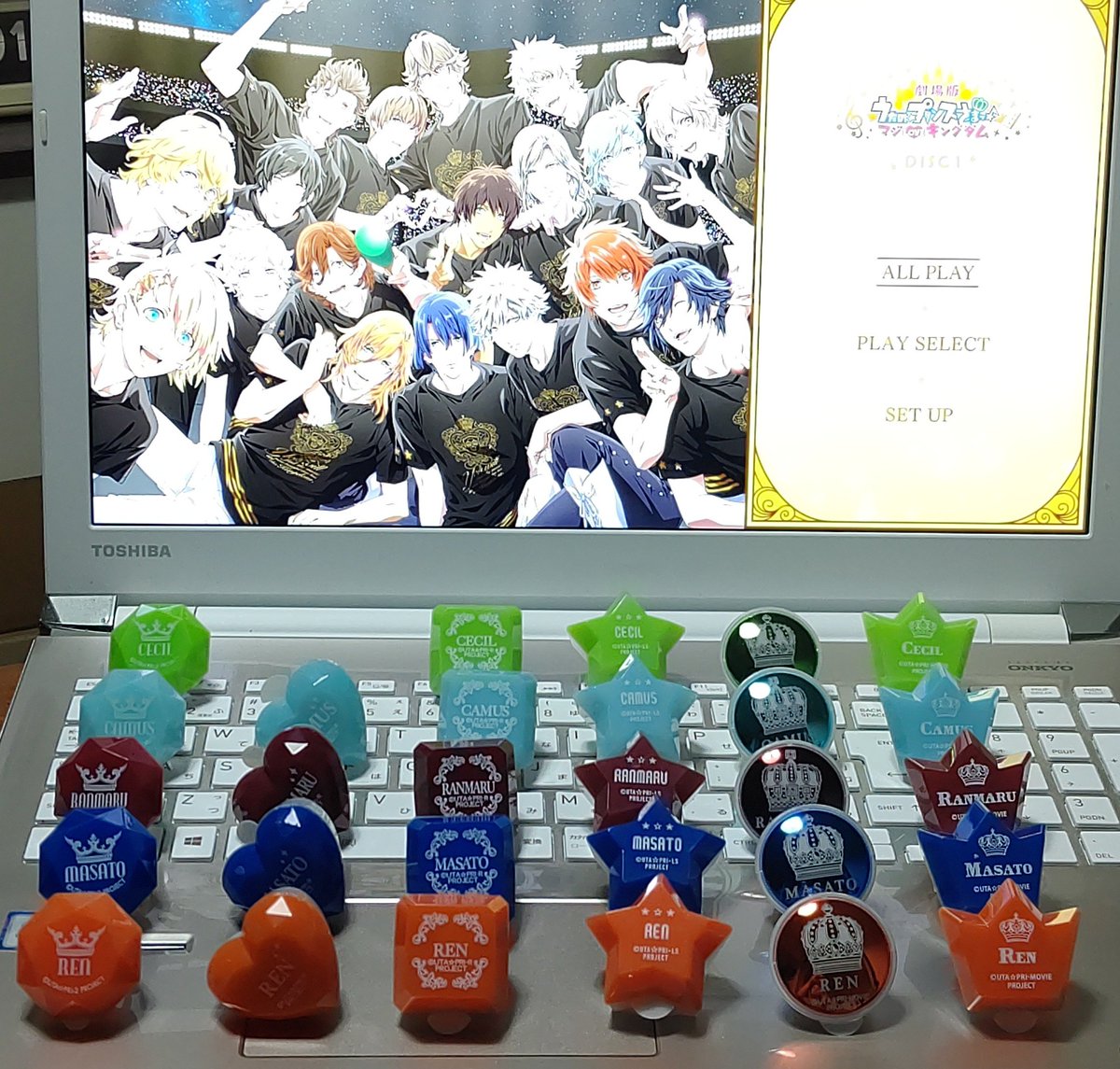 うた⭐️プリ歴代リングライト😄 好きなリングライトをつけて