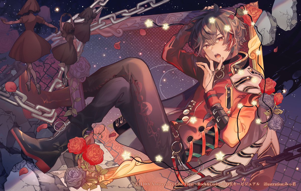 天月 缶バ 缶バッジ Rock&Cool 悪魔 幕張 天月オフィシャルグッズショップ