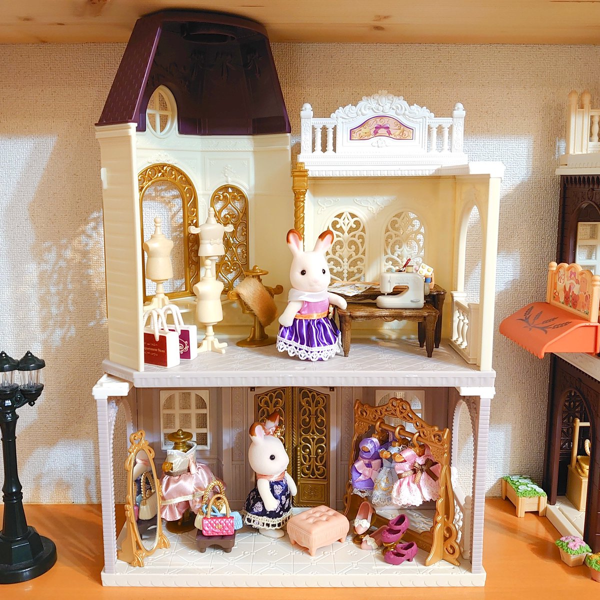 シルバニアファミリー タウンシリーズ 街のおしゃれなブティック【海外