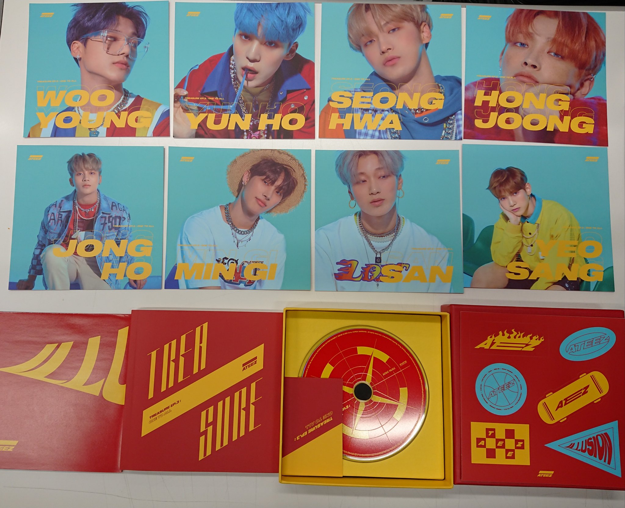 ATEEZ アチズ MAKESTAR SOUNDWAVE トレカ コンプセット