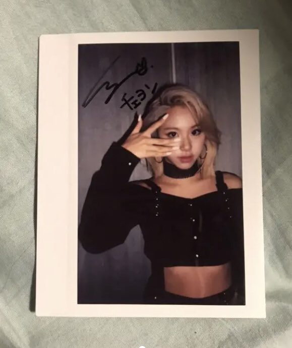 twice 直筆サイン チェキ チェヨン LUX twice#5 タワレコ 直筆サイン