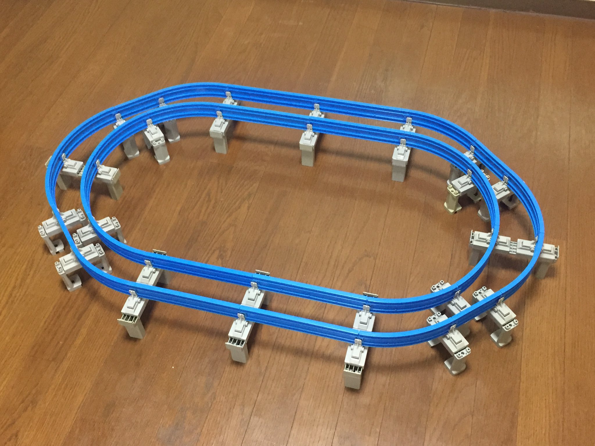 プラレール線路 立体タワー プラレール線路 立体タワーレイアウト