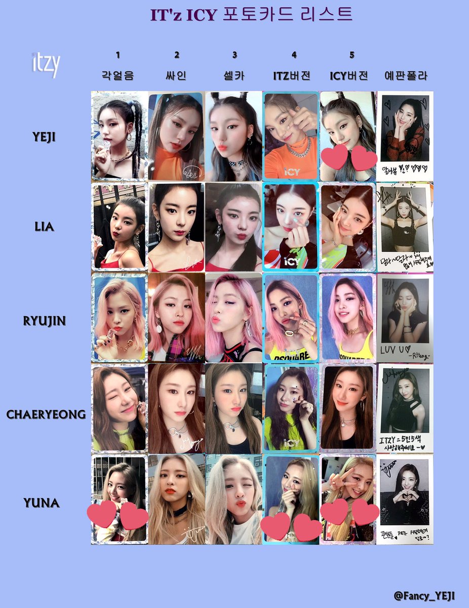 ITZY GUESS WHO Soundwave 特典 リュジン トレカ ITZY GOLD イェジ