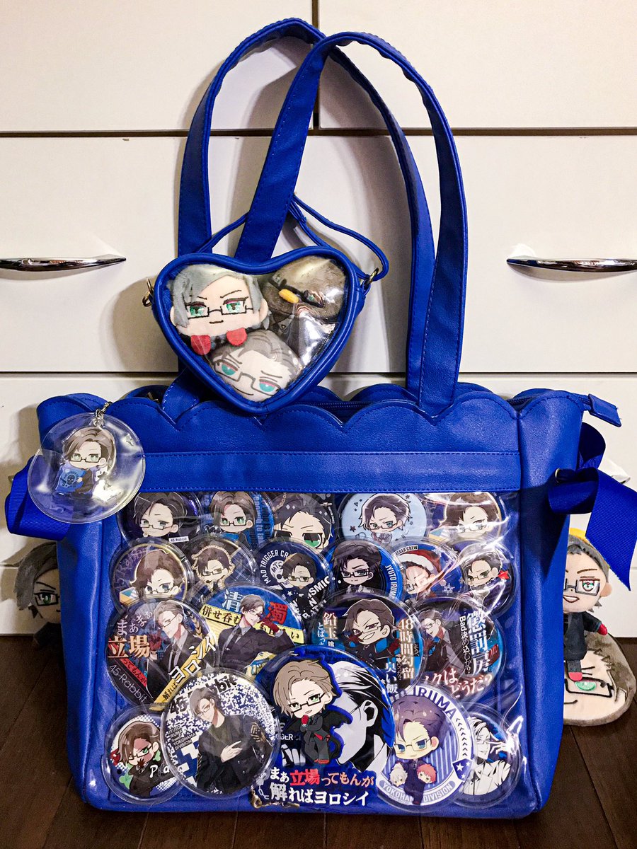 ヒプマイ 入間銃兎 缶バッジ FIava痛バッグ ヒプノシスマイク flava1