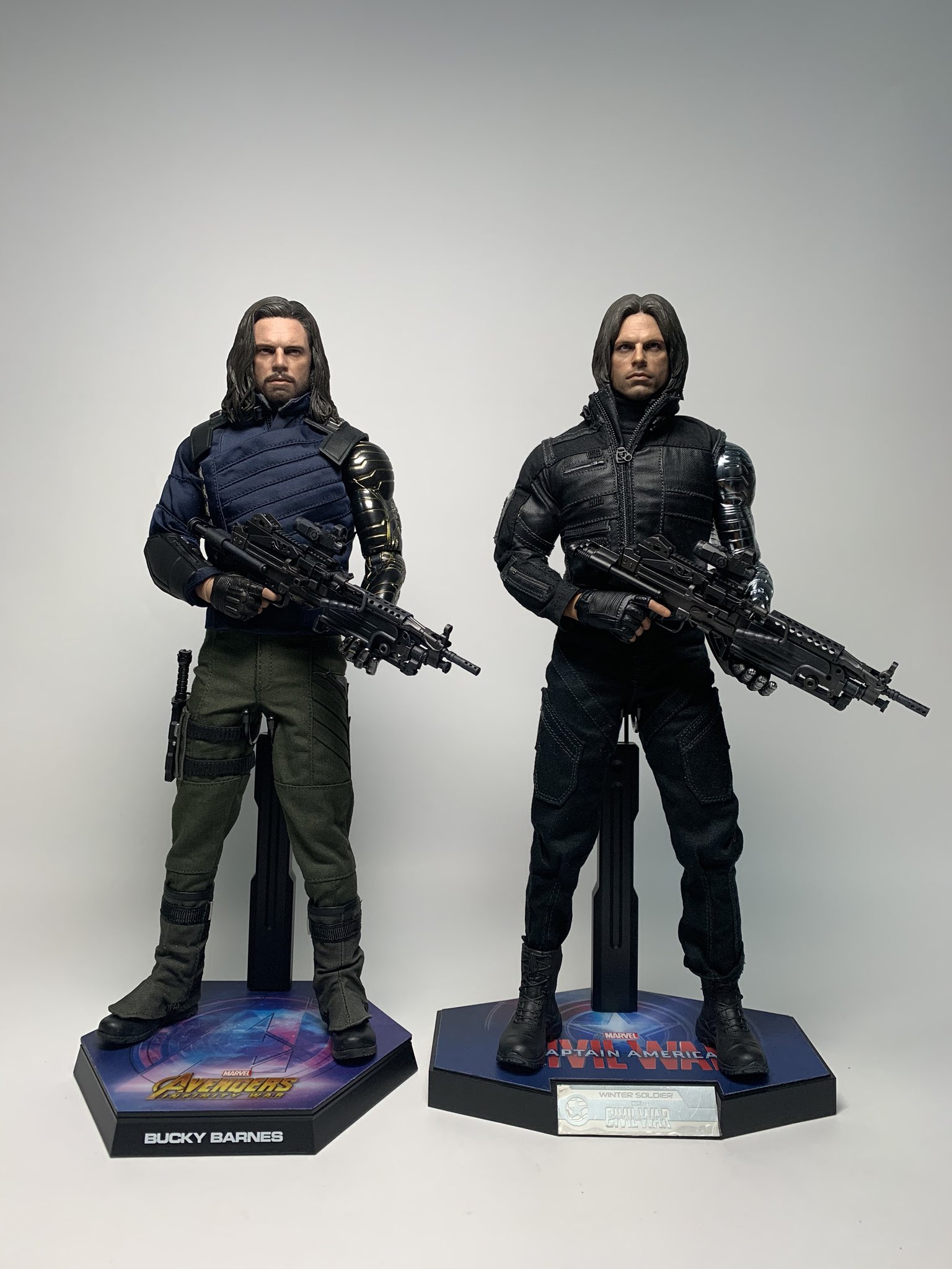 バッキー・バーンズ 1/6 ホットトイズ ウィンター・ソルジャー