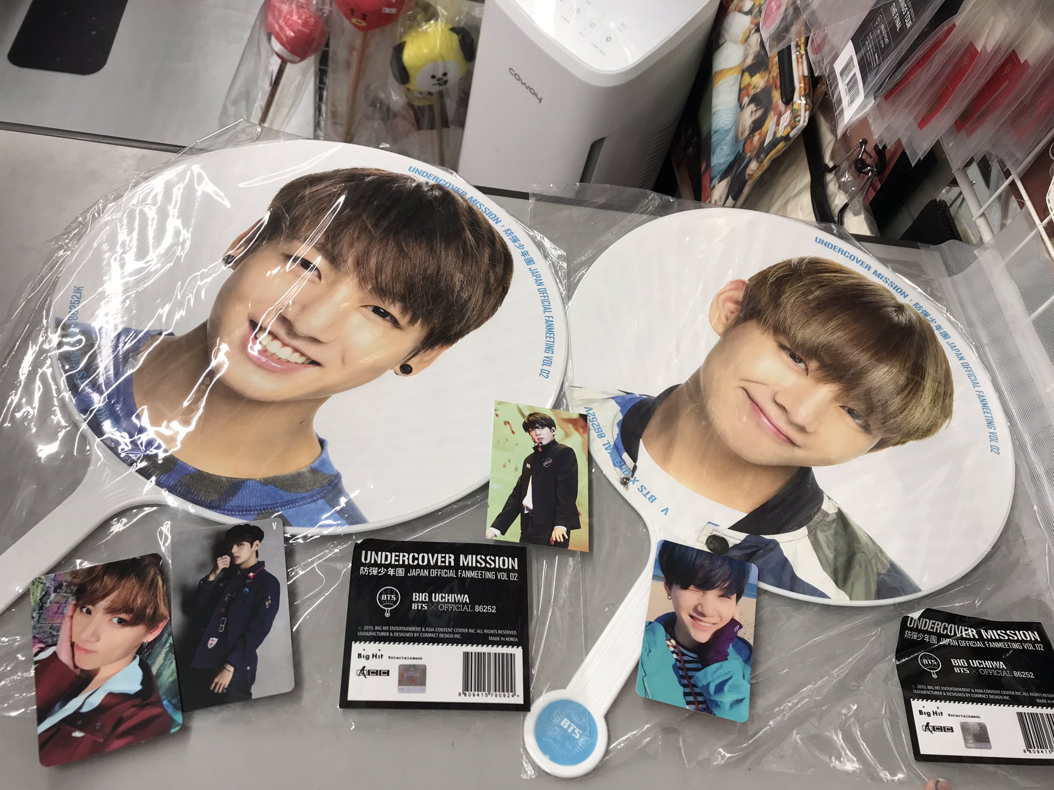 うちわ BTS ジョングク 防弾少年団 UNDERCOVER MISSION 【公式通販】
