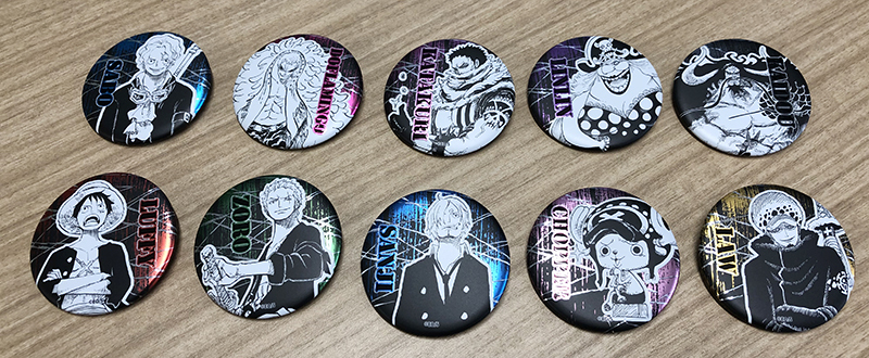 フラン JF2016 和風缶バッジ 矢口高雄 44mm缶バッジ 5種セット | 横手