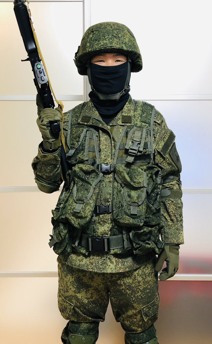 ロシア軍 BTK VKBO デジタルフローラ迷彩 ラトニク デミシーズン