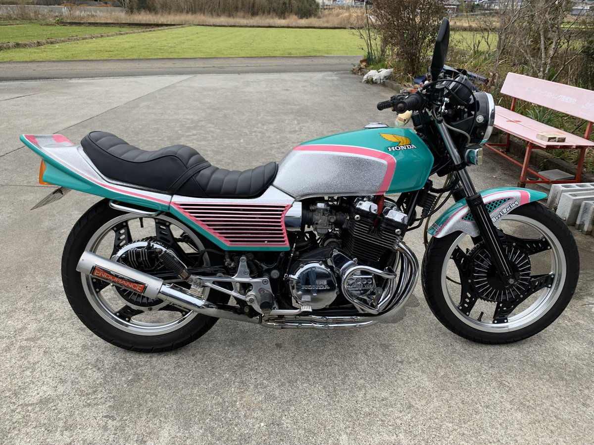 cbx400f 外装キャンディーライフ塗装