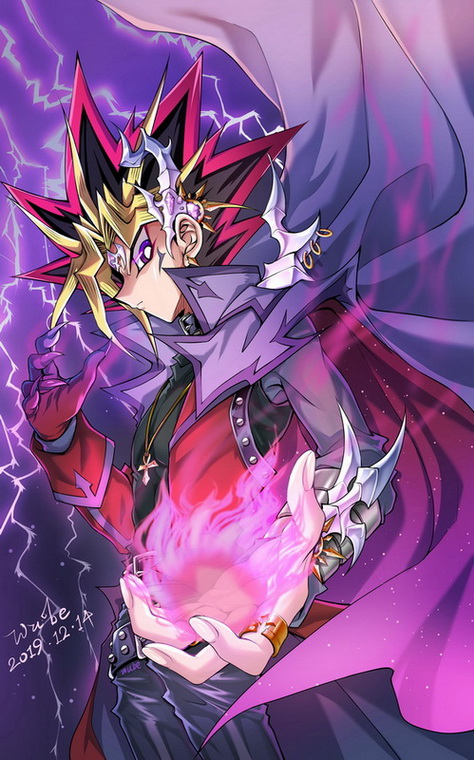 遊戯王 複製原画 武藤遊戯 アテム 遊戯王OCG 20周年記念 複製原画 武藤