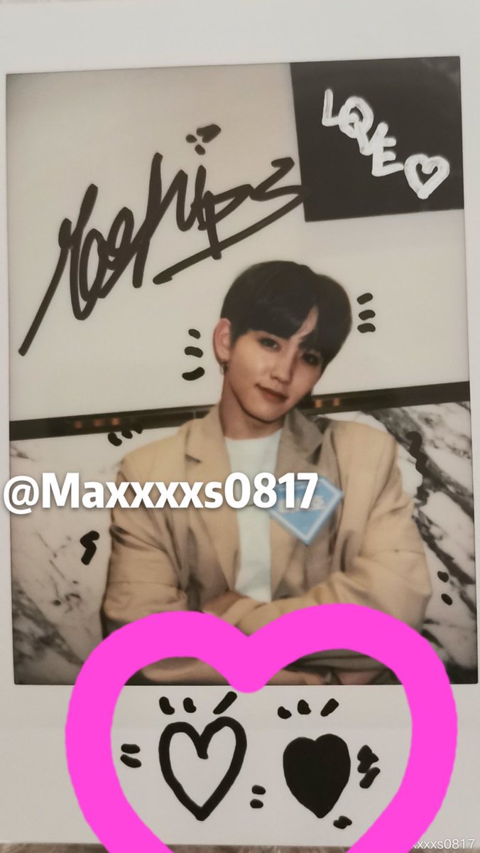 美品・極レア】NCT 127 ジョンウ 直筆 サイン 入り ポラロイド チェキ