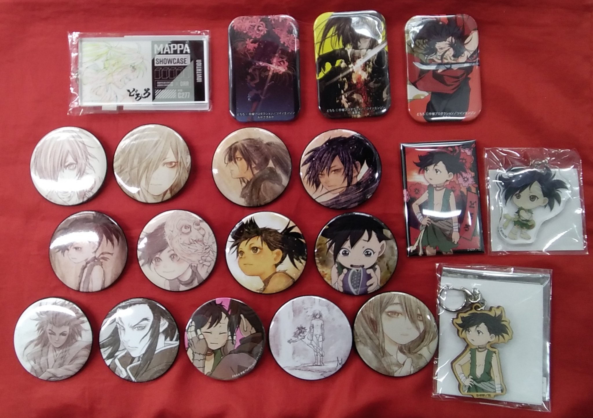 どろろ 原画展 百鬼丸 魂の鼓動 缶バッジ