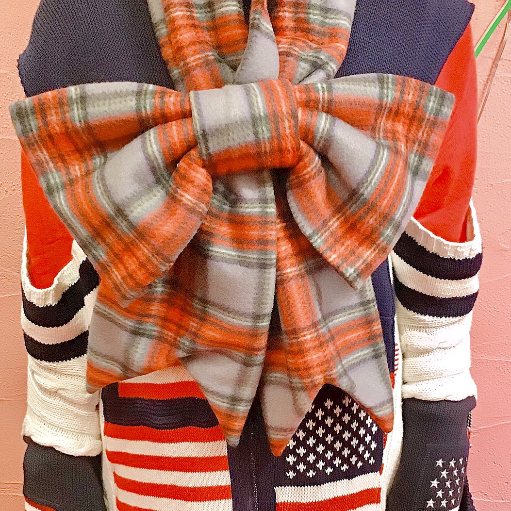 HEIHEI リボンマフラー RED