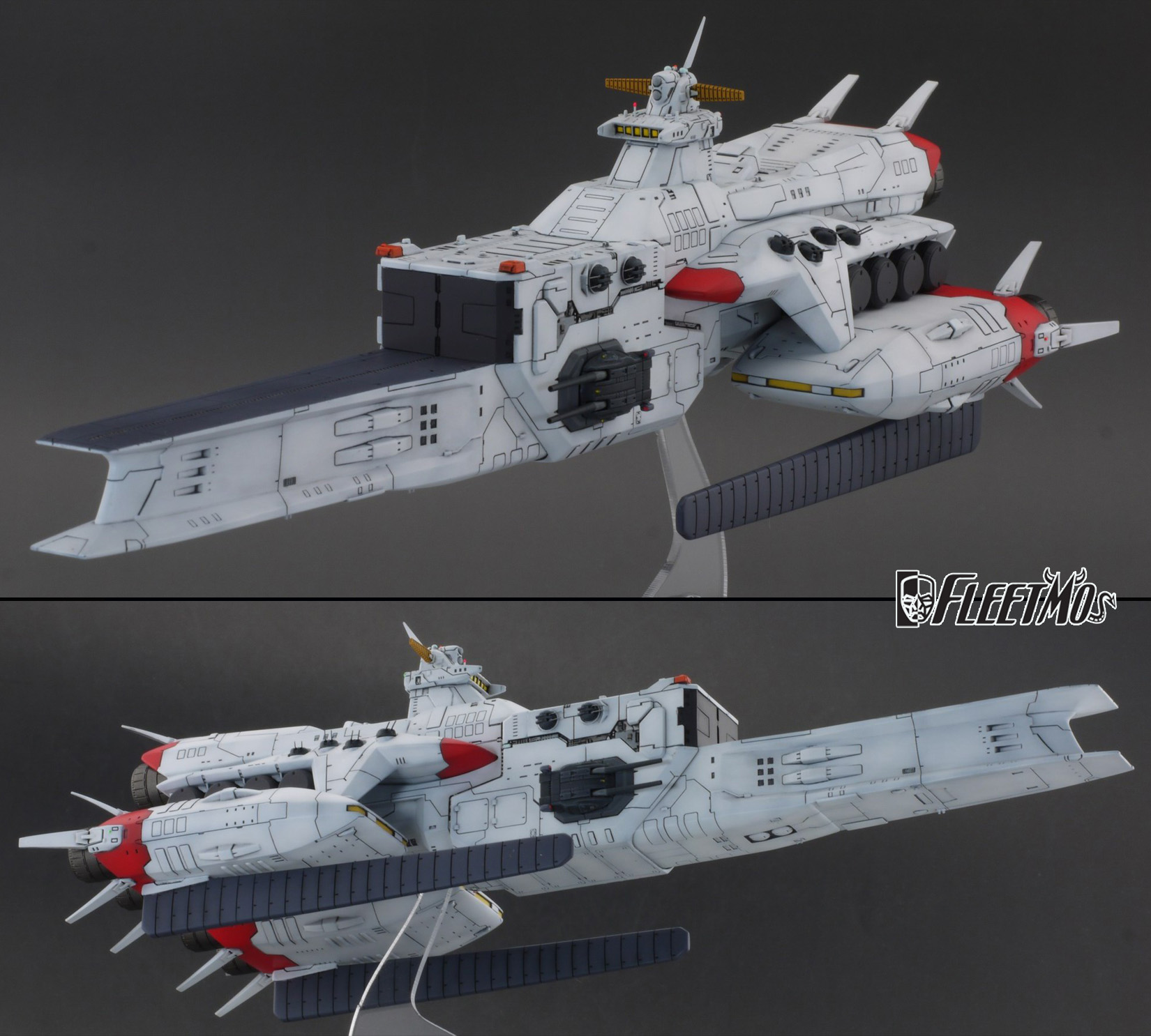 1/1700 高品質 クラップ級巡洋艦レジンキット完成品 1/1700 機動戦士