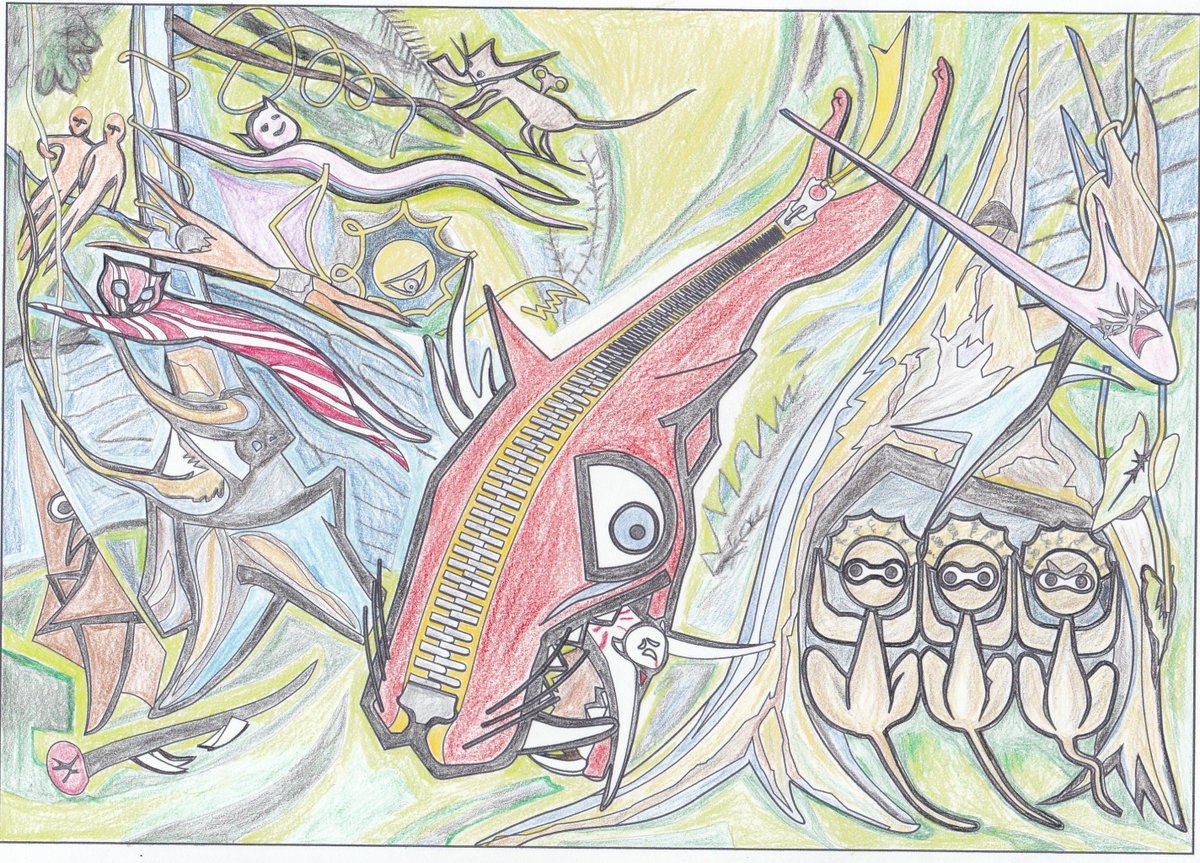 森の掟 岡本太郎 企画展「凱旋！岡本太郎」川崎市岡本太郎美術館で - 代表作《森の掟