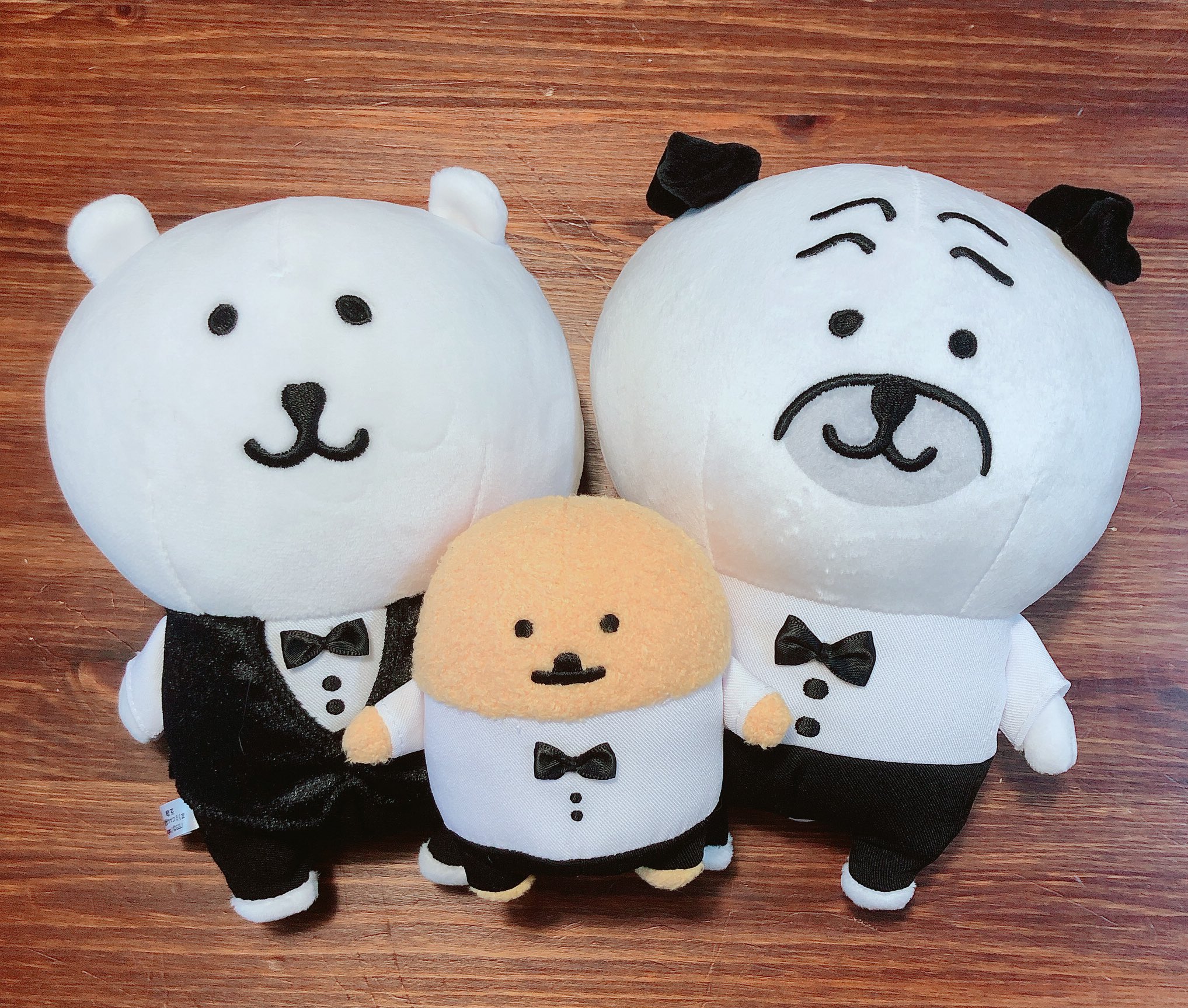 自分ツッコミくま カフェウェイターマスコットキーチェーン 自分