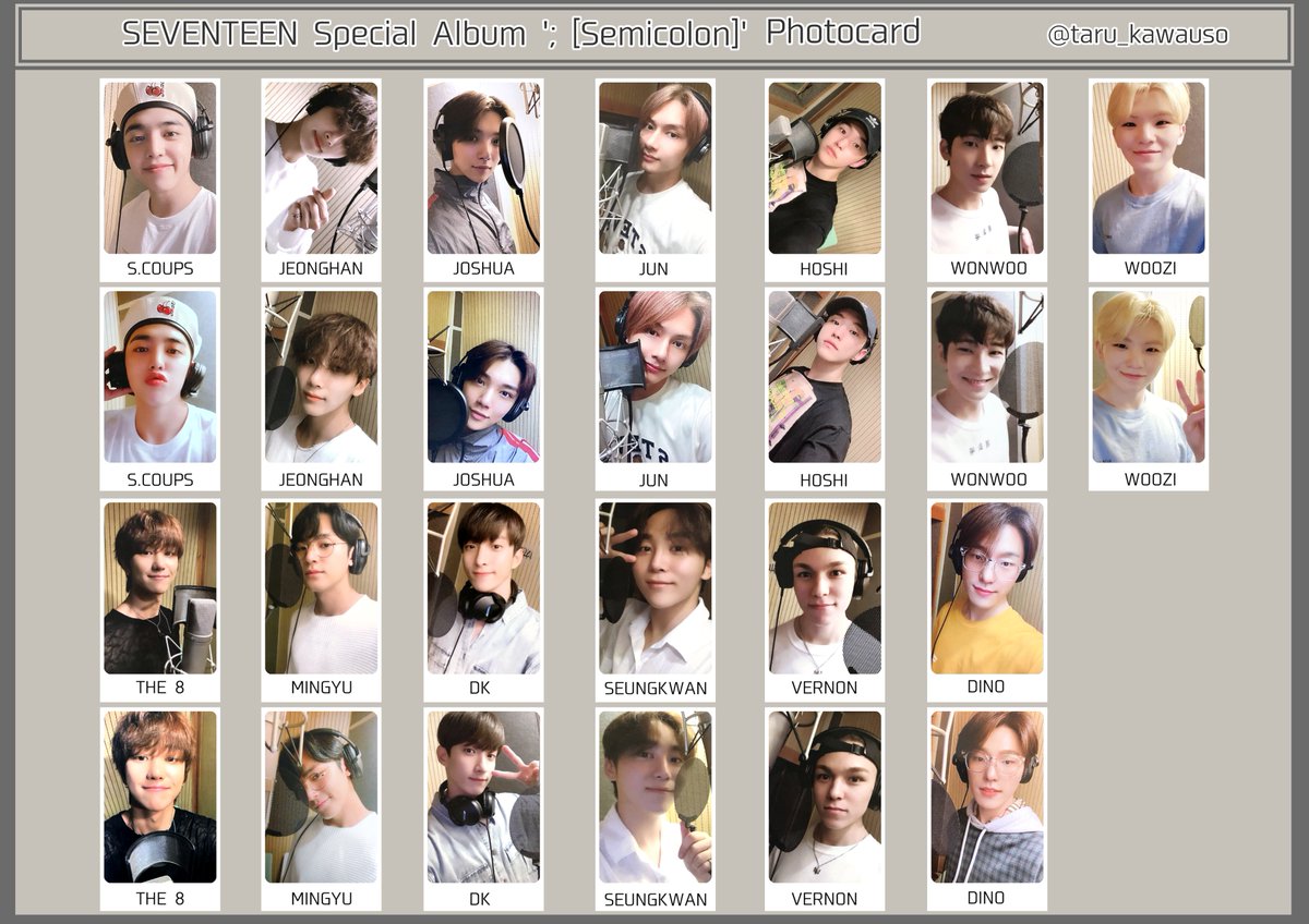 SEVENTEEN ヨントン トレカ セミコロン ビートロード セット SEVENTEEN