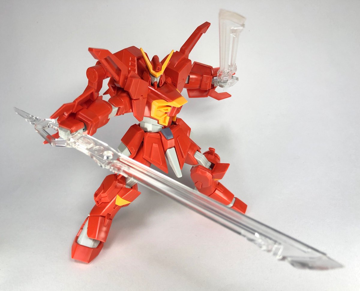 HGカラミティガンダム(レッドバージョン)+ソードカラミティ改造キット