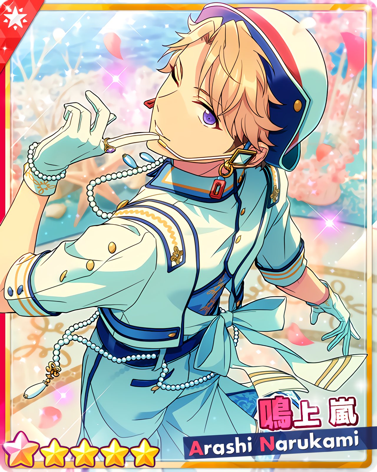 あんスタ 鳴上嵐 フィーチャー2 缶バッジ idol 80個 あんスタ 鳴上