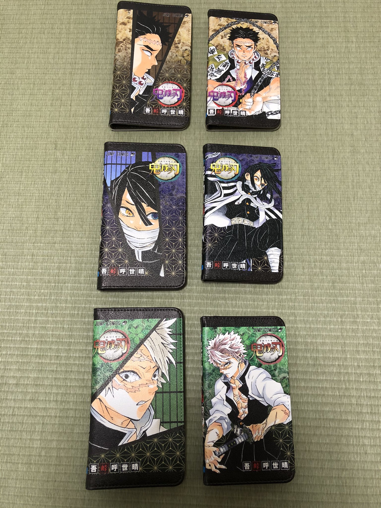 鬼滅の刃 原画展 実弥 自分でつくれるスマホケース ミニポーチ 【公式