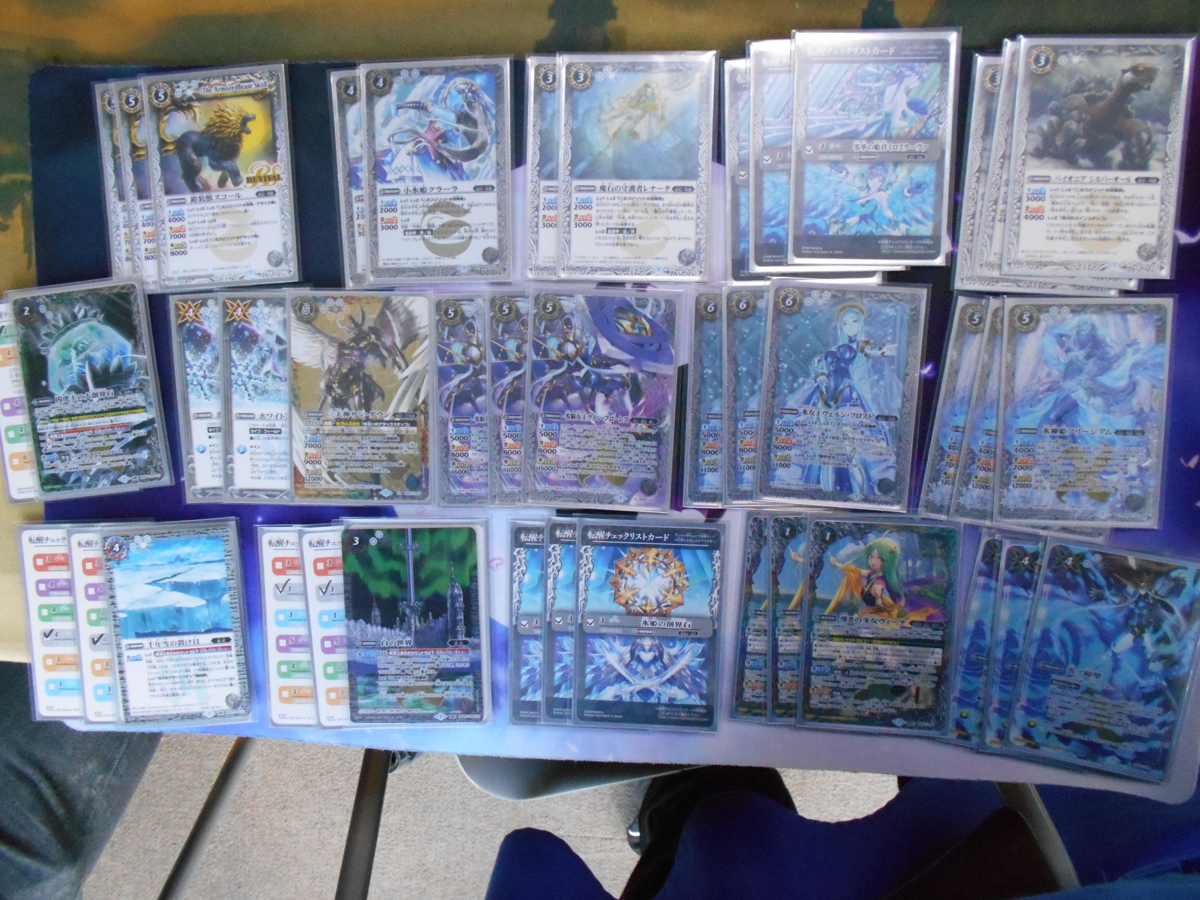 氷姫デッキ 40枚＋調整用パーツ バトルスピリッツ 氷姫デッキ(40枚