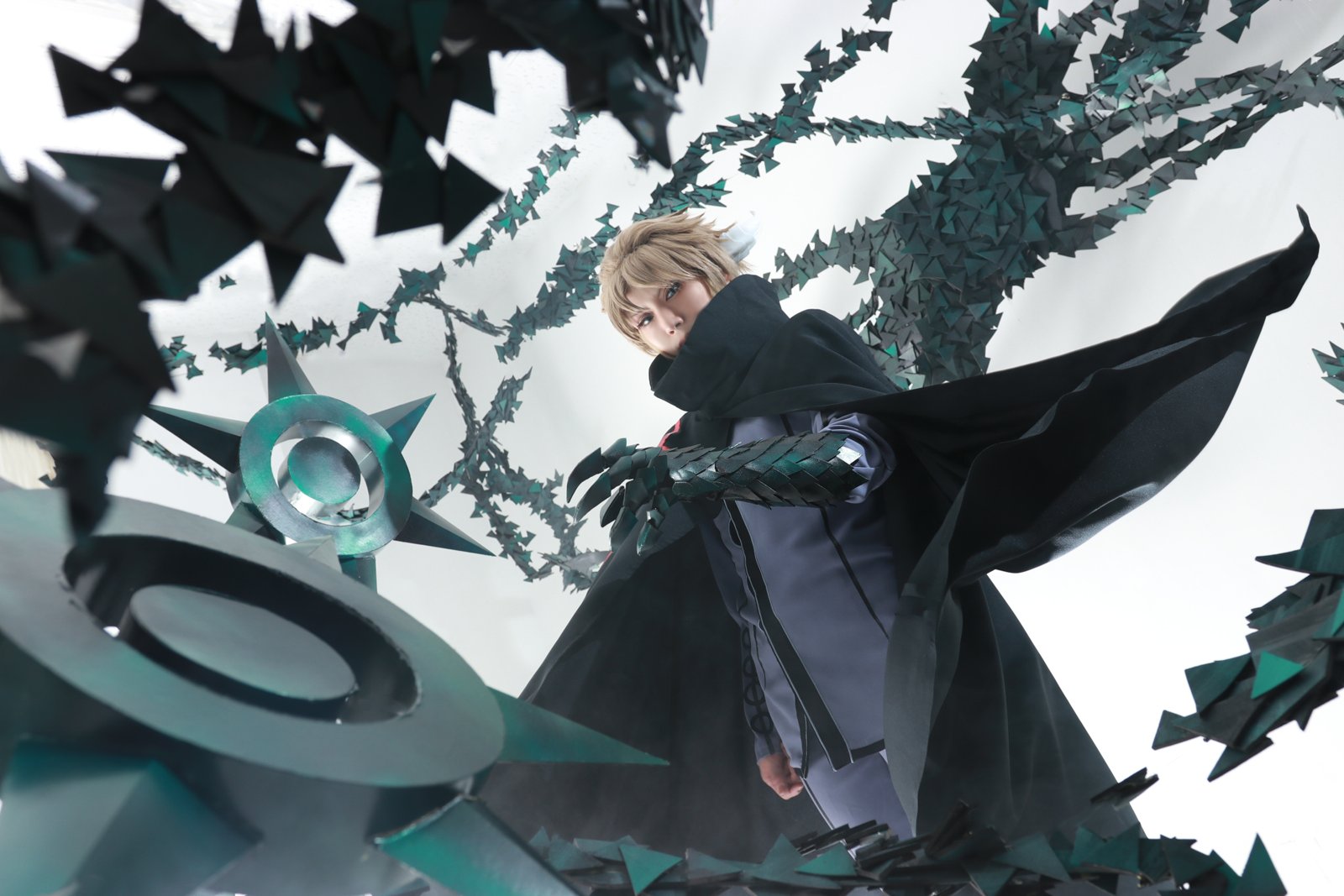 ワールドトリガー ヒュース 蝶の盾(ランビリス) バングル シルバー