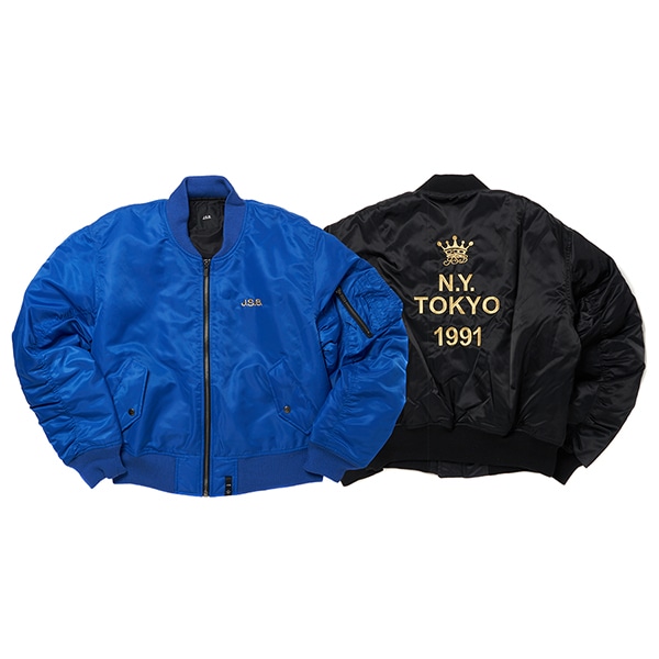 j.s.b. 受注生産 10周年限定 MA-1 ブルー 【公式通販】