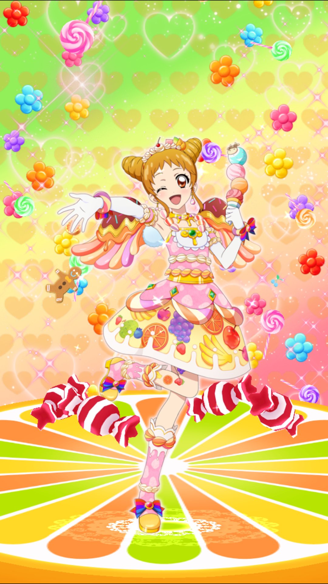 アイカツカード 有栖川おとめ ロリポップタウルスコーデ 星座系列